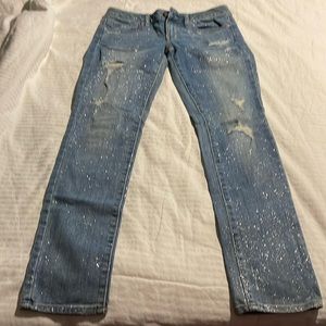 American eagle glitter jeans